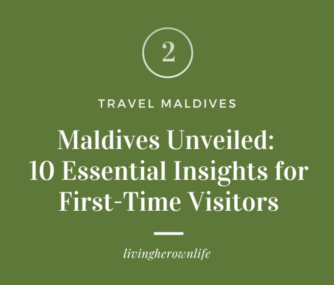 Top Unforgettable Experiences for Your Maldives Escape